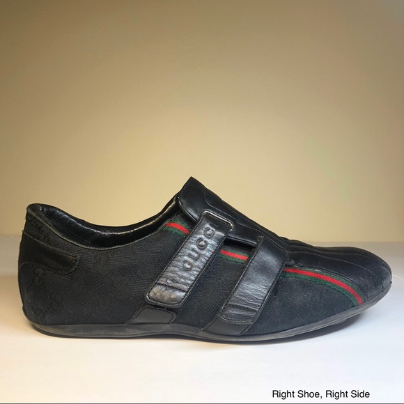 Gucci Leather Sneakers with Velcro - Picture 7 of 10